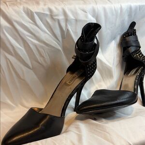 Steve Madden Black Studded Heels